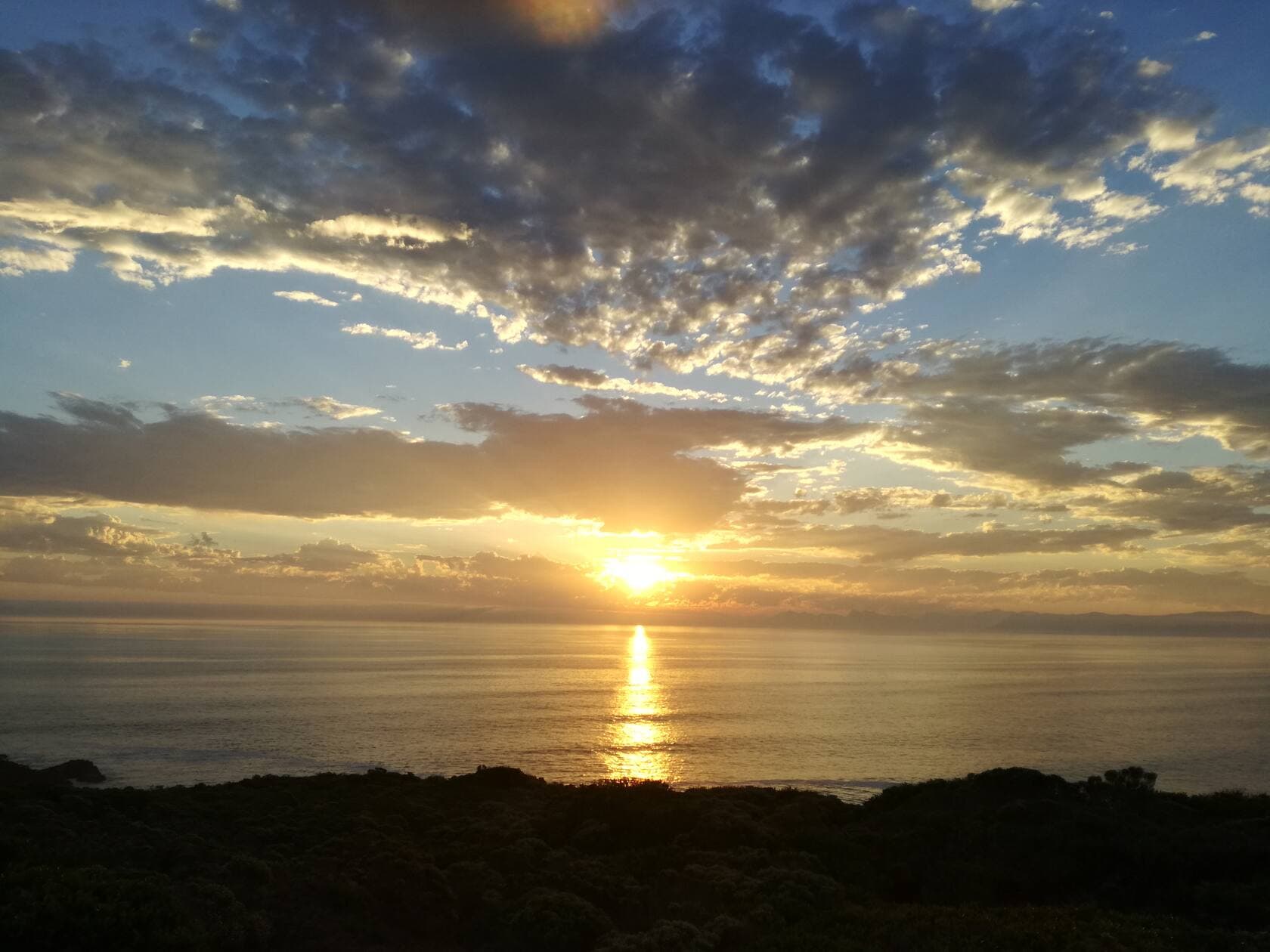Sunset over Walker Bay